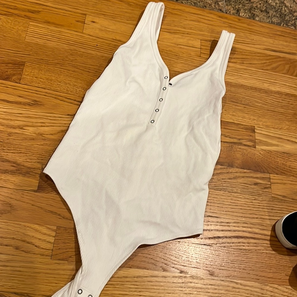Abercrombie size medium white bodysuit